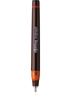 Bemy Ticaret Isograph Teknik Çizim Kalemi, 0,4 Mm, Siyah Mürekkep