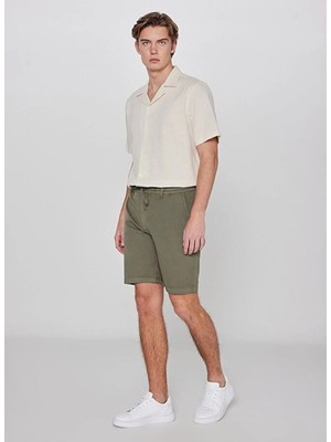 Lee Haki Erkek %100 Tencel Şort L2610080801 Haki Şort
