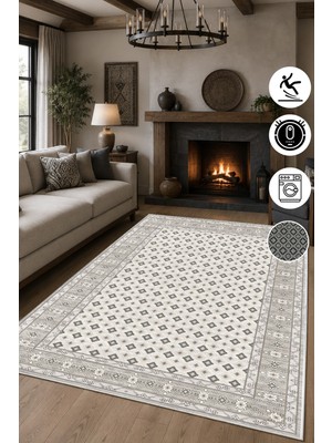 Pelura Halı Kilim Desen Baskılı Kaymaz Yıkanabilir Salon Oturma Odası Mutfak Balkon Halısı Yolluk