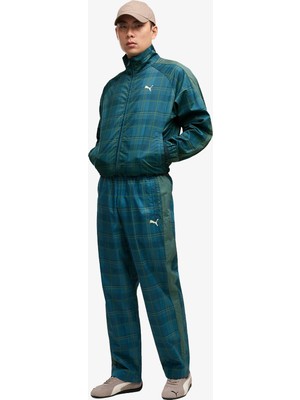 Puma T7 Tartan Track Erkek Yeşil Pantolon.36