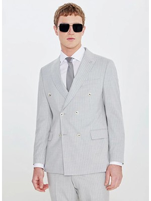 Altınyıldız Classics Gri Erkek Slim Fit Takım Elbise ACE030262245