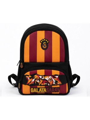 Me Team Galatasaray Lisanslı Aslan Desenli 3 Bölmeli Anaokulu Çantası