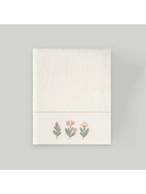 Odea Linens Lavera Bambu 50X85 cm Yüz Havlusu Ekru