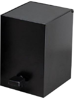 Odea System Pedallı Kare Çöp Kovası 3 Lt Siyah 262X245X180 mm Kovası Tek Ebat BA4055 033 Al6-Al6