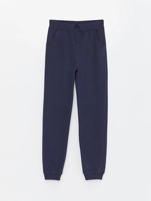 LC Waikiki Lcw Kids Lacivert Beli Lastikli Basic Kız Çocuk Jogger Eşofman Altı