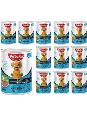 Odea Peteko Yetişkin Köpek Balıklı Pate 400 gr x 12 Adet