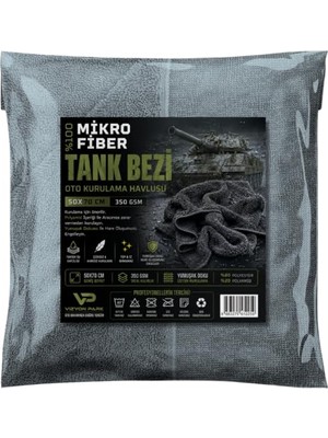 Odea Mikrofiber Tank Bezi - Süper Emici Araç Kurulama Havlusu - Araba Temizlik Yıkama ve Oto Kurulama Havlusu - 350 Gsm | 50X70 cm