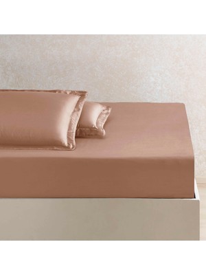 Odea Linens x Tencel™ Lyocell Çift Kişilik Lastikli Çarşaf Rose