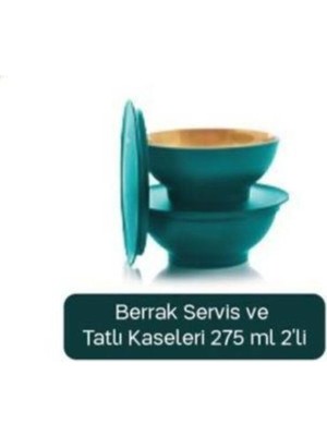 Odea Tupperware Berrak Servis ve Tatlı Kaseleri 275 ml 2 Li Esc