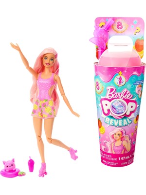 Odea Barbie Pop Reveal Bebek Meyve Serisi Çilekli Limonatalı, 3 Yaş ve Üzeri