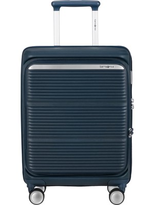 Samsonite Paralux Lacivert 55/20 Körüklü Kabin Boy Sert Valiz