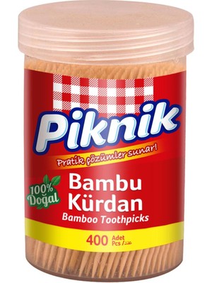 Odea Piknik Ağaç Bambu Kürdan 400'LÜ 110