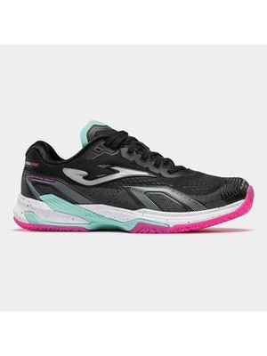 Joma TULLS2601OM Ultra Light Lady Toprak Kort Tenis & Padel Kadın Ayakkabısı - Siyah/pembe
