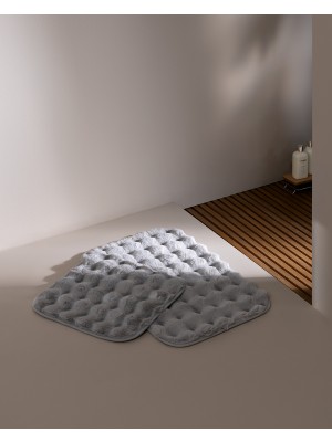 Madame Coco Sovelle 2'li Banyo Paspası - Gri