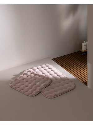 Madame Coco Sovelle 2'li Banyo Paspası - Pudra