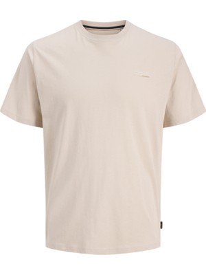Jack & Jones Erkek Gögüs Baskili Regular Fit Bisiklet Yaka Tisört - Kyle
