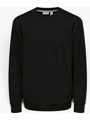 Only & Sons Jack Jones Only&sons Erkek Bisiklet Yaka Sweatshirt 22035201