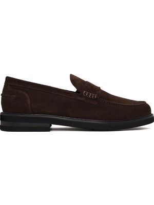 Derimod Erkek Kahverengi Süet Deri Casual Loafer WM820013DS