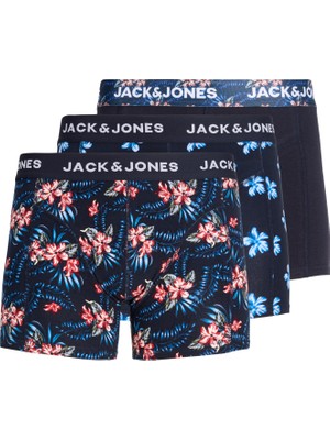 Jack & Jones Erkek 3'lü Boxer Paketi - Lamine