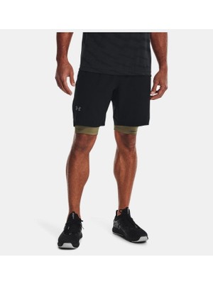 Under Armour Erkekler İçin  UA Vanish Dokuma Şort Siyah-001 Renk, Çentikli Paça ve Hafif Kumaş