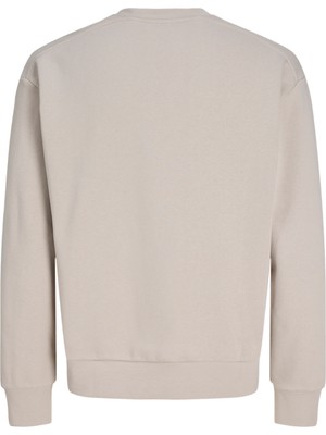 Jack & Jones Erkek Logo Detayli Relaxed Fit Bisiklet Yaka Sweatshirt - Club