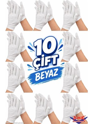 Axe Sportswear Bando Garson Pandomim Gösteri Merasim Tören Eldiveni ( 10 Çift )