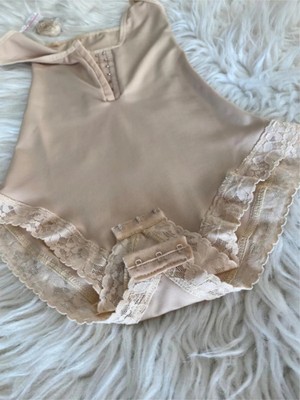 Fit1beden Waist Agraflı Dantelli Toparlayıcı & Sıkılaştırıcı Kadın Zıbın Korse