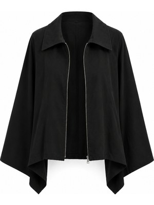 Siyah Pelerin Trench