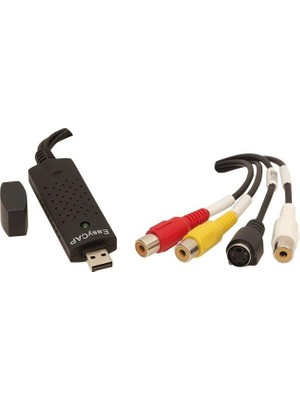 Motto Ticaret Rca Analog S-Video Ses Capture Card 720P Easycap USB 2.0