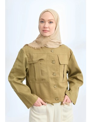 Bej Armanda Organic Touch Viskoz Şal 3601