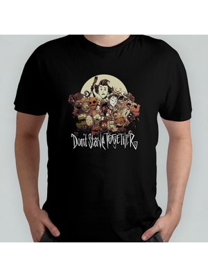 Pixxa Don't Starve %100 Pamuklu Bisiklet Yaka T-Shirt