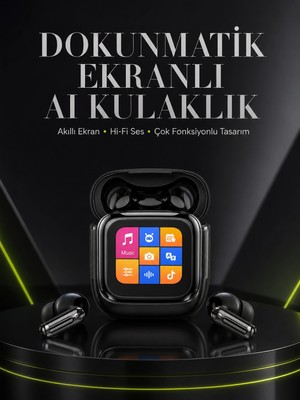 Astraltech Yeni Nesil Dokunmatik Ekranlı Aı Kablosuz Kulaklık