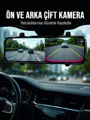Astraltech Ayna Carplay Dokunmatik Araç Multimedya Ekranı Ön Arka Kameralı