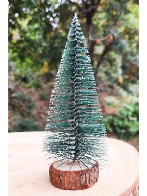 Biton Toptan Mini Yılbaşı Noel Çam Ağacı Masa Üstü Süs Çam Ağacı 15 cm