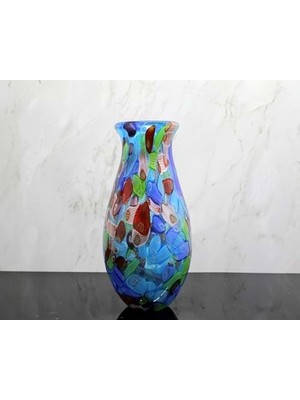 Hediye Fikri Murano Cam Vazo - 34X15CM