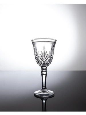 Esranın Dünyası Madame Coco Dublin 4'lü Şarap Kadehi Seti - 240 ml - Şeffaf