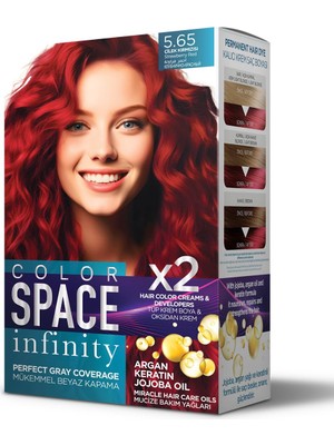 Esranın Dünyası Color Space Infınıty Set Saç Boyası 5.65 Strawberry Red