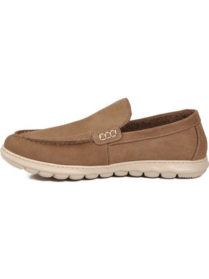 Voyager Kum Nubuk Hakiki Deri Anatomik Tabanlı Erkek Casual Ayakkabı Loafer M732