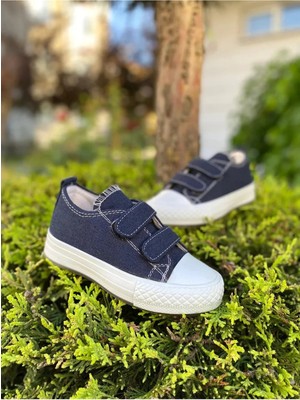 NeSe Shoes Keten Kız Çocuk Spor Ayakkabısı Sneaker — Lacivert