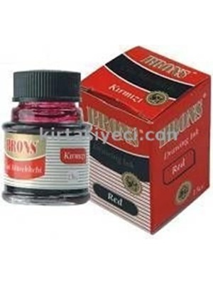 Brons BR-319 Çini Mürekkep Kirmizi 20CC