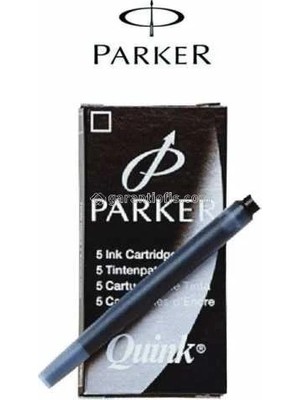 Parker Dolma Kalem Kartusu Siyah 5AD/PK