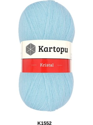 Hobi Dünyası Evim 1 Adet Kartopu Kristal 100 Gram 475 Metre Lif Şal Bebek Yeleği Battaniye El Örgü Ipi Renk: Mavi