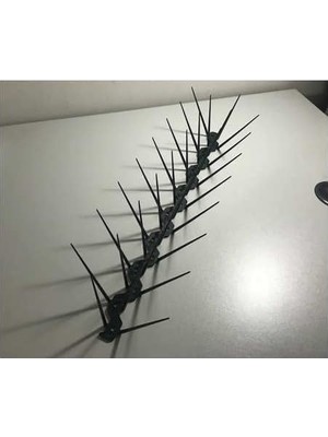 1001 10 Adet Sıkışık Dikenli Kuş Koruma Bariyeri - Kuşları Kovmak Için Etkili Çözüm 50 Cm/güv