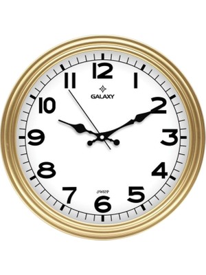 1001 Duvar Saati -Gold