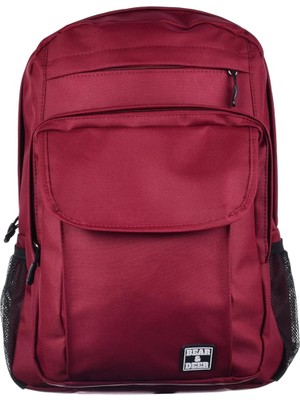 1001 New Steg Unisex Çocuk Sırt Çantası Bordo Standart