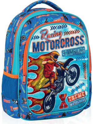 1001 Kids Sırt Çantası, Motocross, Pvc