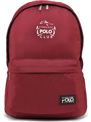 1001 Urban Ön Bölmeli Unisex Sırt Çantası Kırmızı