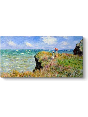 1001 Claude Monet - Landscape Tablosu 60 x 30