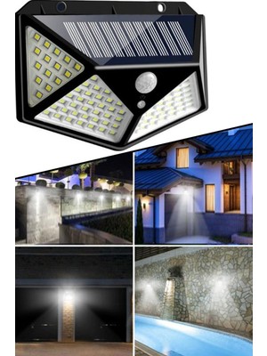 1001 100 LED Güneş Enerjili Solar Bahçe Lambası