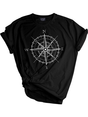 1001 Store Unisex Baskılı Tişört Outdoor Normal Kalıp T-Shirt